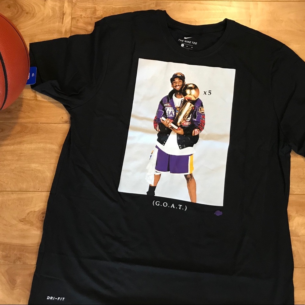 Kobe Nike NBA championship photo T-shirt